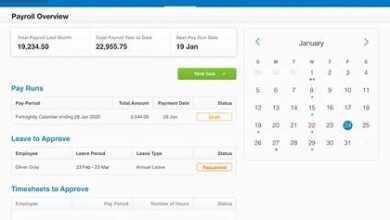 Modern payroll software interface for UK businesses.