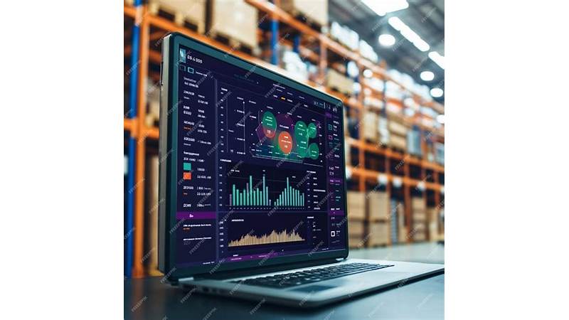 WMS software dashboard displaying key performance indicators